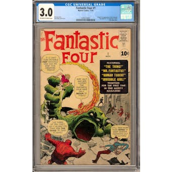 Fantastic Four #1 CGC 3.0 (OW-W) *1393212001*