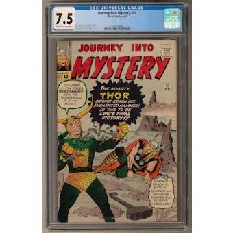Journey Into Mystery #92 CGC 7.5 (OW-W) *1393218004*