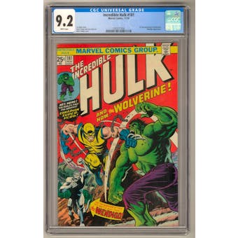 Incredible Hulk #181 CGC 9.2 (W) *1393277004*