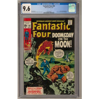 Fantastic Four #98 CGC 9.6 (OW-W) *1393292005*