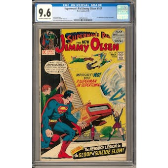 Superman's Pal Jimmy Olsen #147 CGC 9.6 (OW-W) *1393292026*