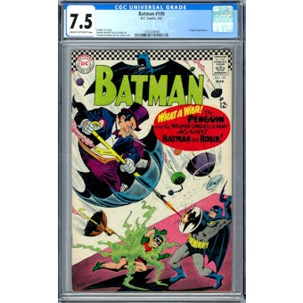 Batman #190 CGC 7.5 (OW-W) *1393328006*