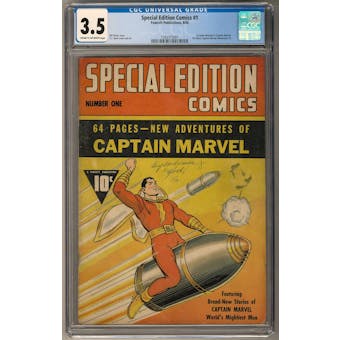 Special Edition Comics #1 CGC 3.5 Famous4 - (Hit Parade Inventory)