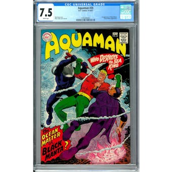 Aquaman #35 CGC 7.5 (W) *1393405003*