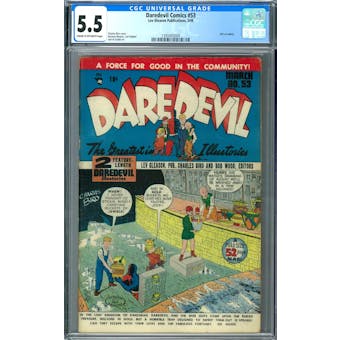 Daredevil Comics #53 CGC 5.5 (C-OW) *1393405009*
