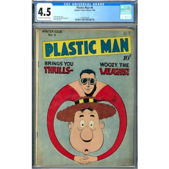 Plastic Man #6 CGC 4.5 (OW-W) *1393405029*