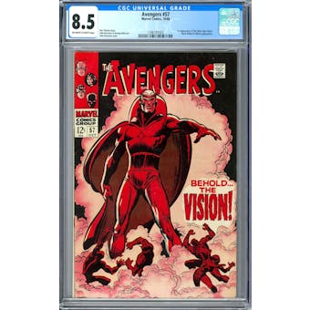 Avengers #57 CGC 8.5 (OW-W) *1396797003*
