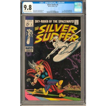 Silver Surfer #4 CGC 9.8 (OW-W) *1397516008*