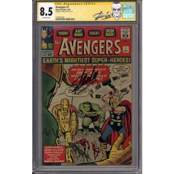 Avengers #1 Stan Lee Signature Series CGC 8.5 (OW) *1397914001*