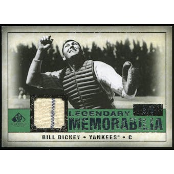 2008 Upper Deck SP Legendary Cuts Legendary Memorabilia Dark Green #BD Bill Dickey 3/8