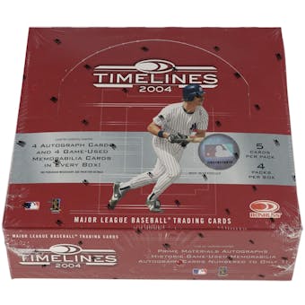 2004 Donruss Timelines Baseball Hobby Box