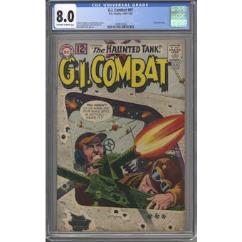 G.I. Combat #97 CGC 8.0 (OW-W) *1399670002*