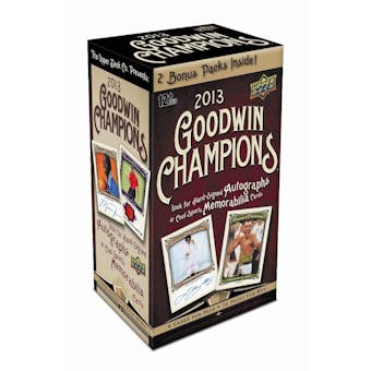2013 Upper Deck Goodwin Champions 12-Pack Box (Lot of 10)