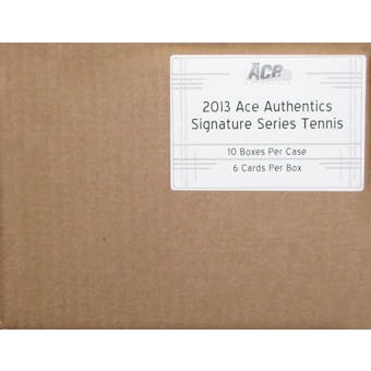 2013 Leaf Ace Authentic Signature Series Tennis Hobby 10-Box Case