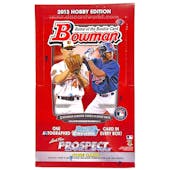 2013 Bowman Baseball Hobby Box