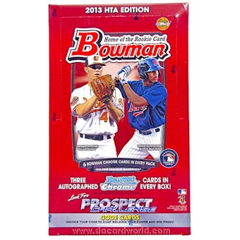 2013 Bowman Baseball Jumbo Box