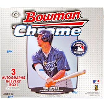 2013 Bowman Chrome Baseball Jumbo Box