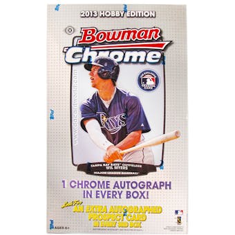 2013 Bowman Chrome Baseball Hobby Box