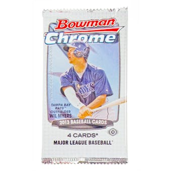 2013 Bowman Chrome Baseball Hobby Pack