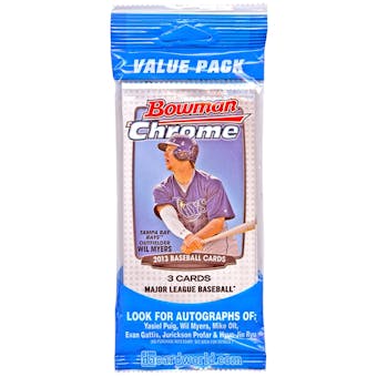 2013 Bowman Chrome Baseball Value Pack