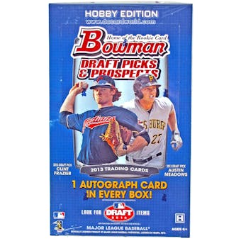 2013 Bowman Draft Picks & Prospects Baseball Hobby Box