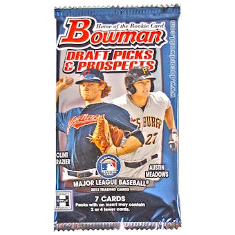 2013 Bowman Draft Picks & Prospects Baseball Hobby Pack