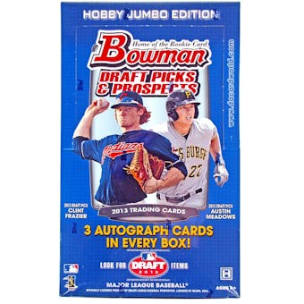 2013 Bowman Draft Picks & Prospects Baseball Jumbo Box