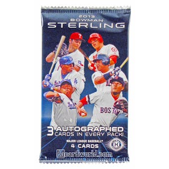 2013 Bowman Sterling Baseball Hobby Pack