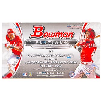 2013 Bowman Platinum Baseball Hobby Box