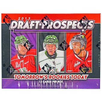2013 In The Game Draft Prospects Hockey Hobby Box