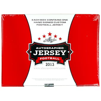 2013 Leaf Autographed Jersey Football Hobby Box
