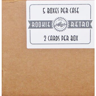 2013 Leaf Rookie Retro Hobby 5-Box Case