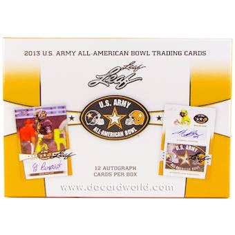 2013 Leaf U.S. Army All American Bowl Football Hobby Box