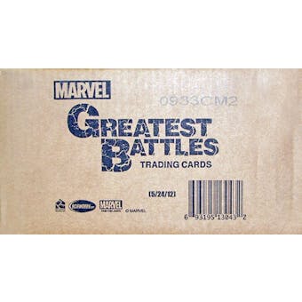 Marvel Greatest Battles Trading Cards 12-Box Case (Rittenhouse 2013)