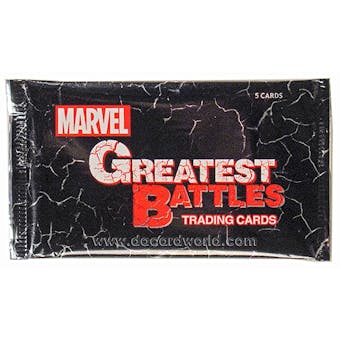 Marvel Greatest Battles Trading Cards Pack (Rittenhouse 2013)