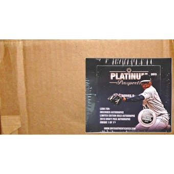 2013 Onyx Platinum Prospects Series 2 Baseball Hobby 6-Box Case