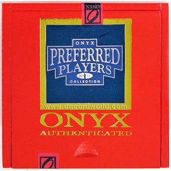 2013 Onyx Preferred Players Collection Baseball Hobby Box