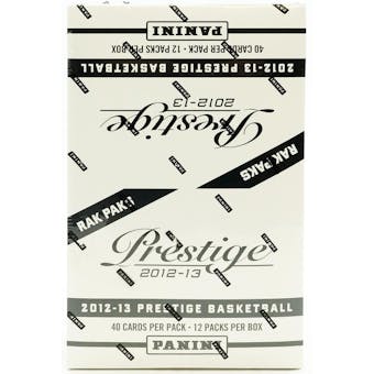 2012/13 Panini Prestige Basketball Rack Pack Box