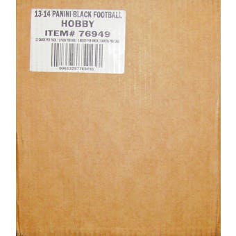 2013 Panini Black Football Hobby 15-Box Case