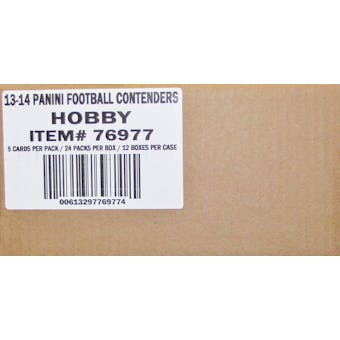 2013 Panini Contenders Football Hobby 12-Box Case