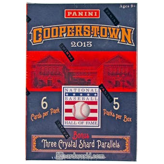 2013 Panini Cooperstown Baseball 5-Pack Box