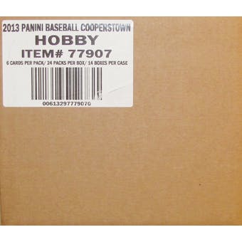 2013 Panini Cooperstown Baseball Hobby 14-Box Case