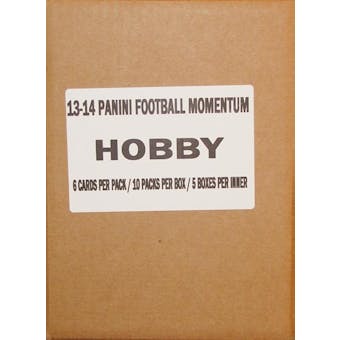 2013 Panini Momentum Football Hobby 5-Box Case