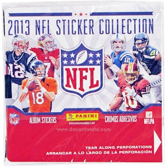 2013 Panini NFL Football Sticker Box - 50 packs!