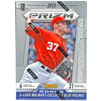 2013 Panini Prizm Baseball 7-Pack Box (Contains 3-Card Pack of Blue Prizms)!
