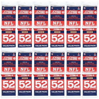 2013 Score Football Rack Pack (Lot of 12) (624 Cards!)