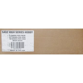 2013 Sage Hit High Series Football Hobby 16-Box Case