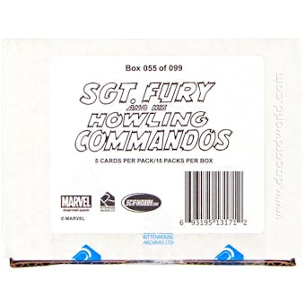 Sgt. Fury and The Howling Commandos 50th Anniversary Premium Pack Trading Cards Box (Rittenhouse 2013)