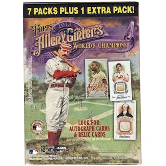 2013 Topps Allen & Ginter Baseball 8-Pack Box