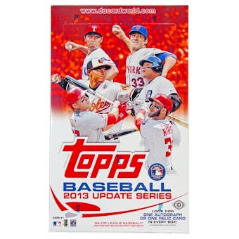 2013 Topps Update Baseball Hobby Box